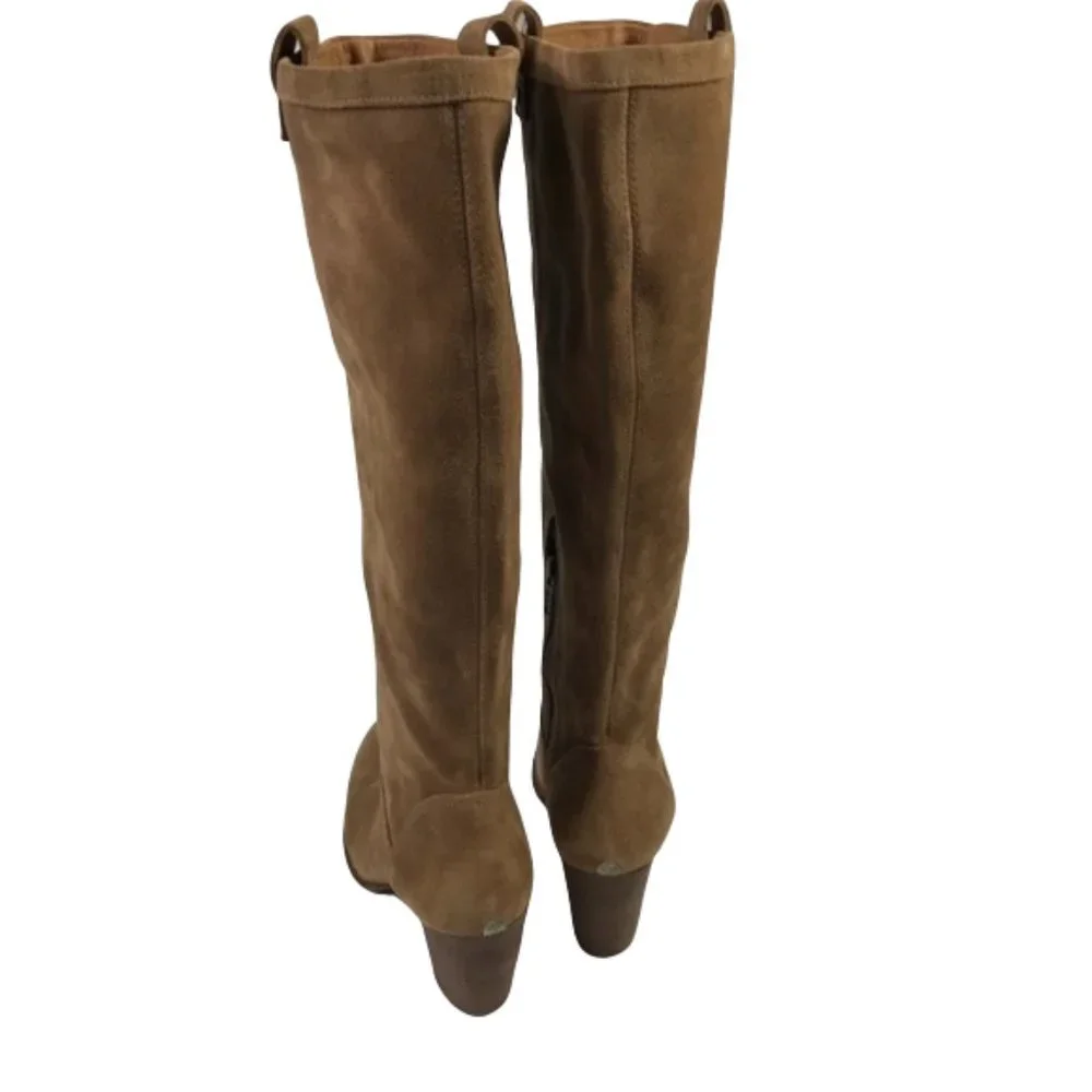 UGG Women’s Chestnut Suede Riding Boots Size 10 New - Picture 4 of 8